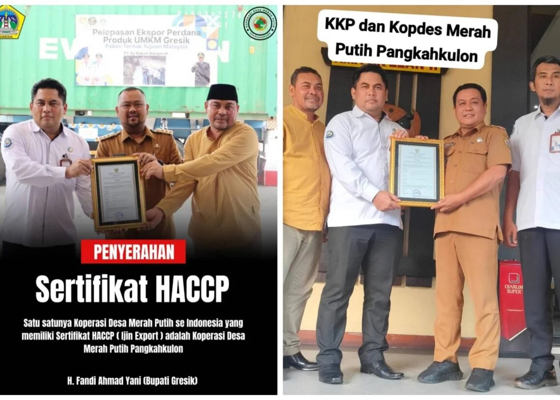 Pangkahkulon Kopdes received HACCP certificate